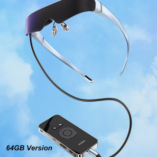 Experience 3D Entertainment Anywhere with 2024's Most Advanced Android Smart Glasses - Perfect for Movies and Gaming!