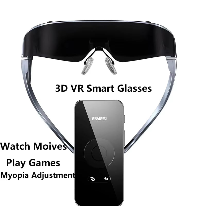 Experience 3D Entertainment Anywhere with 2024's Most Advanced Android Smart Glasses - Perfect for Movies and Gaming!