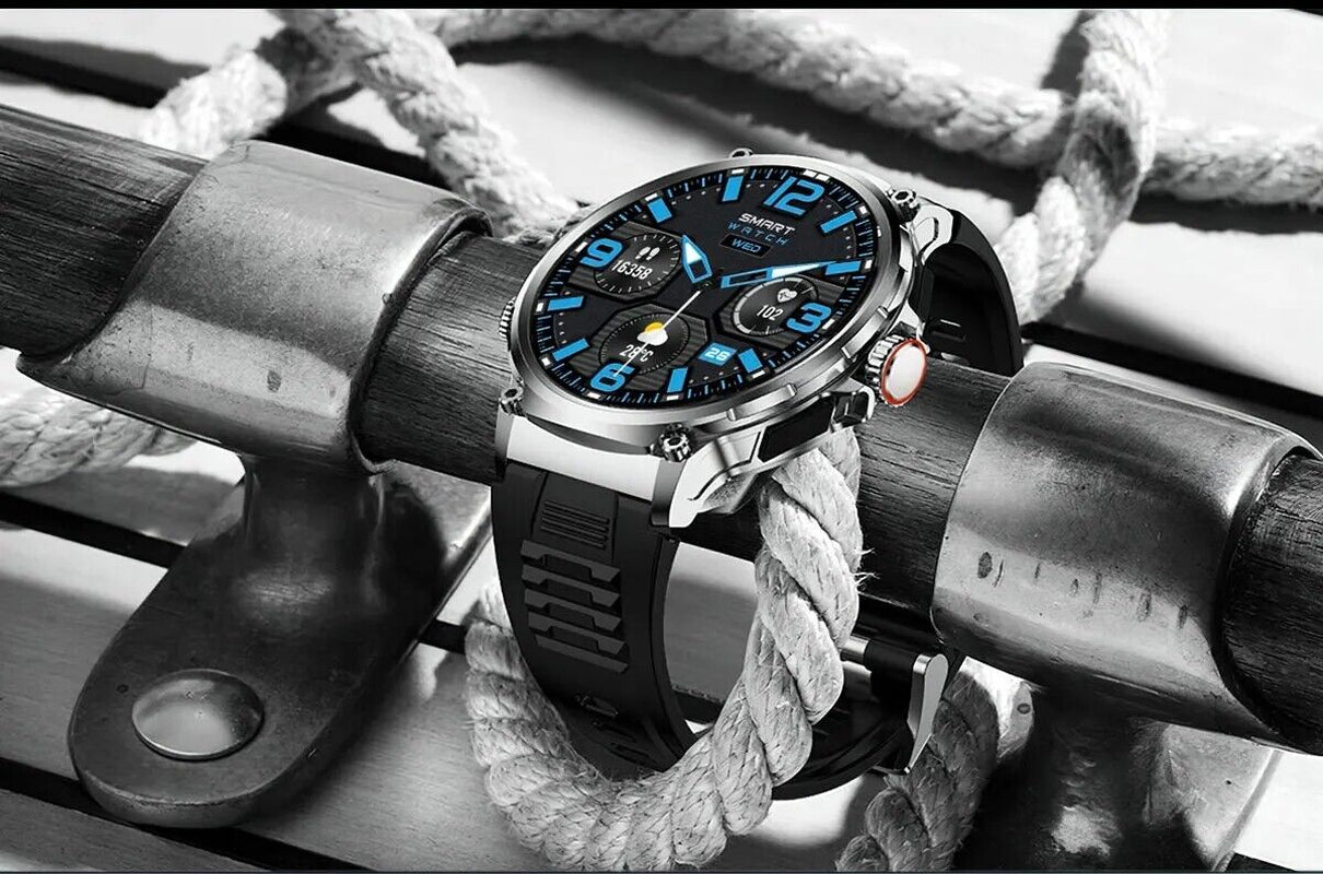 Ultra HD 1.85" Smartwatch with GPS, Bluetooth Calls & Health Monitoring - Perfect Gym Gift!