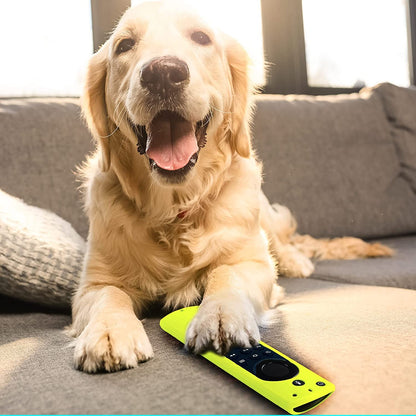 Glow-in-the-Dark Shockproof Silicone Case for Alexa Voice Remote - Compatible with Fire TV Stick 4K and Fire TV Stick