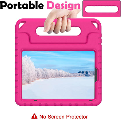 Lightweight Shockproof Kids Case for iPad Mini 1/2/3 - Fun Handle & Stand - Perfect Protection in Black