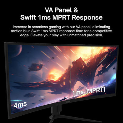 Elevate Your Gaming Experience: PXC325 32" Curved 165Hz FHD 1080P Monitor with Ultra-Fast 1ms Response Time and Adaptive Sync
