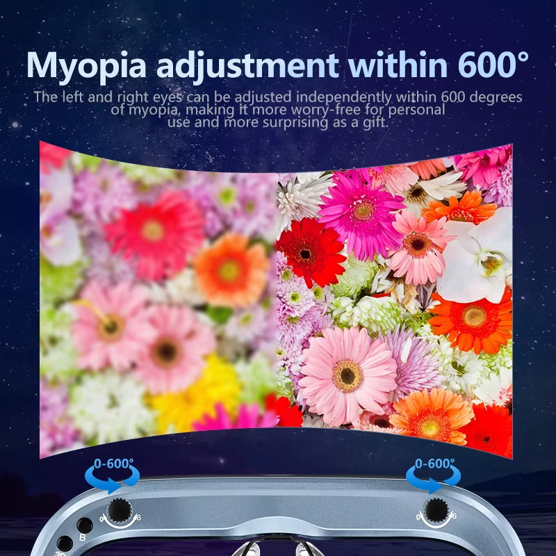 Experience 3D Entertainment Anywhere with 2024's Most Advanced Android Smart Glasses - Perfect for Movies and Gaming!
