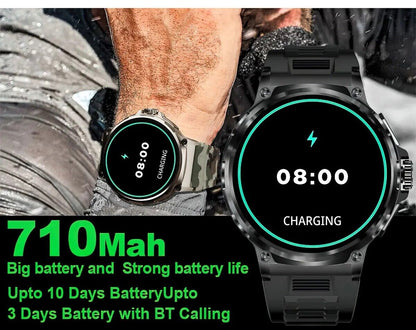 Ultra HD 1.85" Smartwatch with GPS, Bluetooth Calls & Health Monitoring - Perfect Gym Gift!