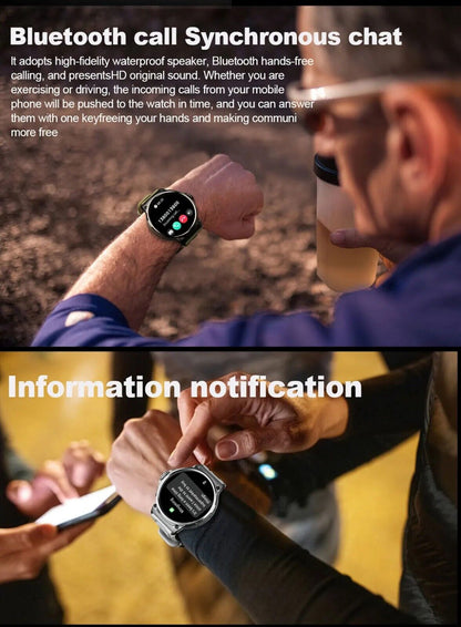 Ultra HD 1.85" Smartwatch with GPS, Bluetooth Calls & Health Monitoring - Perfect Gym Gift!
